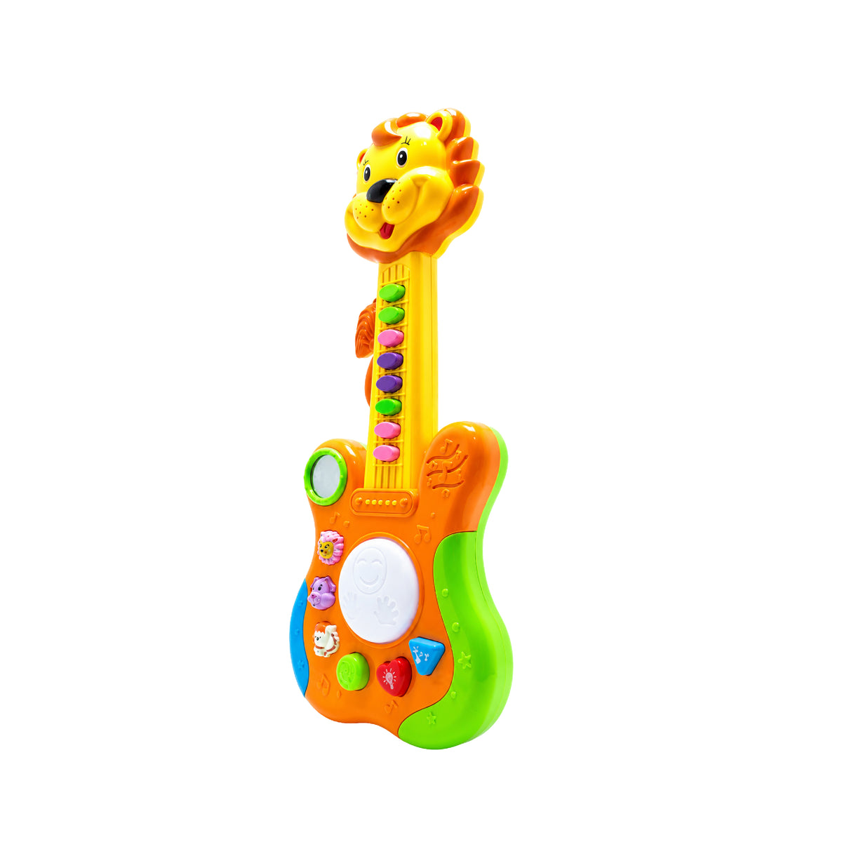 Guitarra Infantil Interactiva León o Vaca con Luces y Sonido