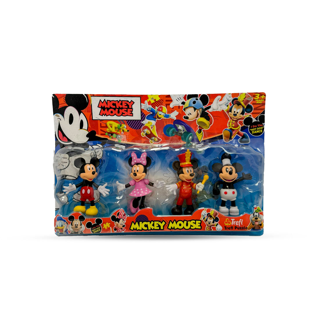 Set Mickey Mouse x4 Figuras 8–10 cm