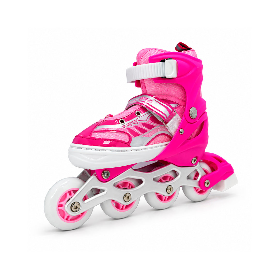Patines Infantil 34-38 con Casco y Protecciones