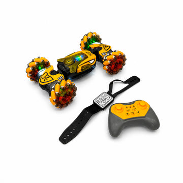 Carro Super Racing Control Remoto, Manilla y  Giros 360° con Luces y Sonido