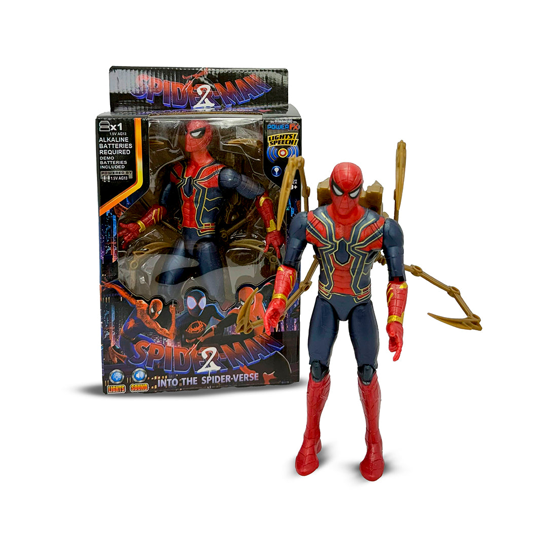 Figura Spider-Man Into the Spider-Verse 21 cm con Luces y Sonido