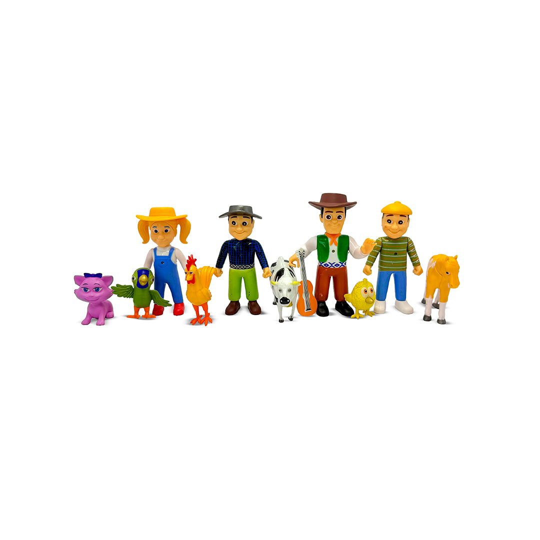 Set de Figuras La Granja de Zenón x11 con Accesorios