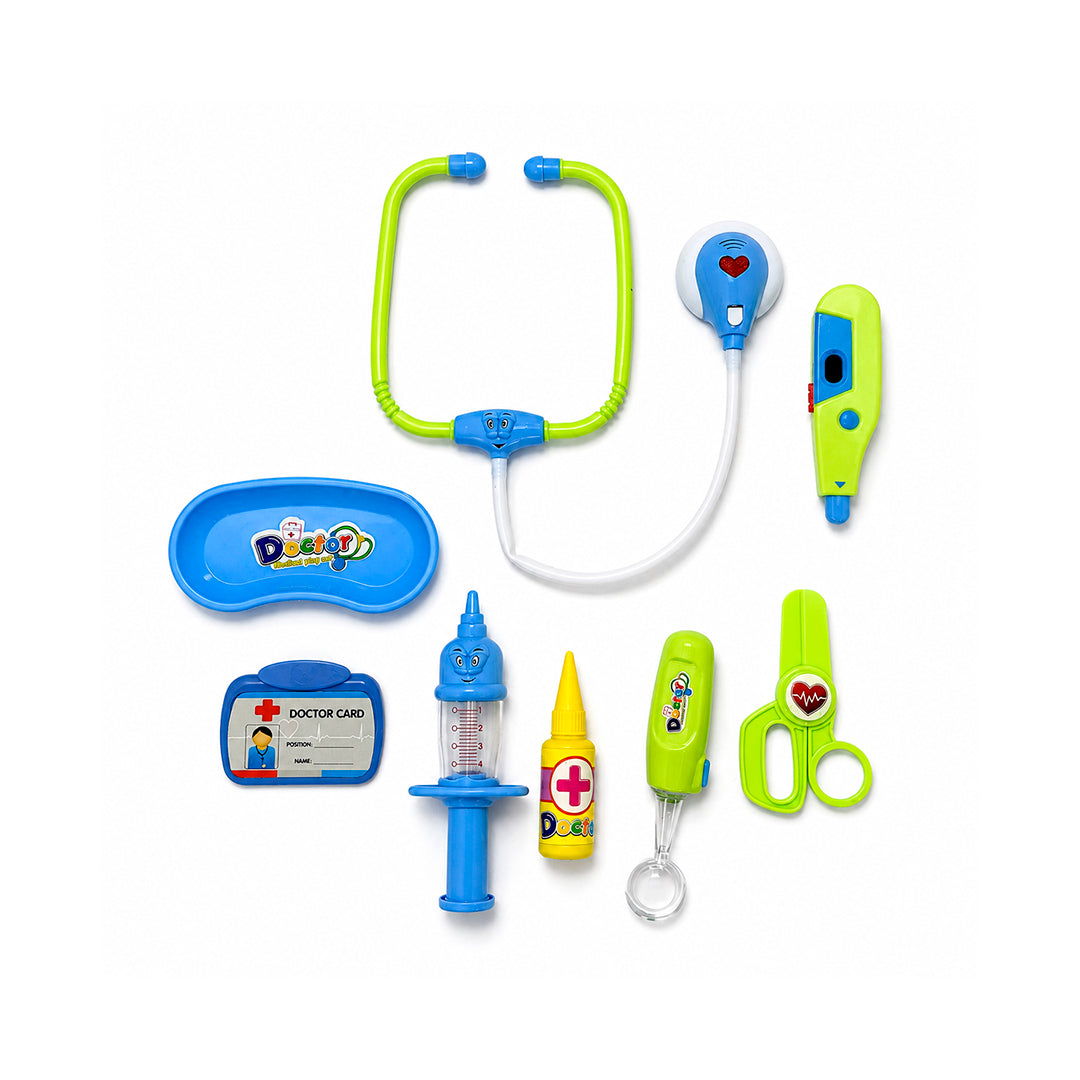 Maleta de Doctor 2 en 1 con Accesorios y Luz LED