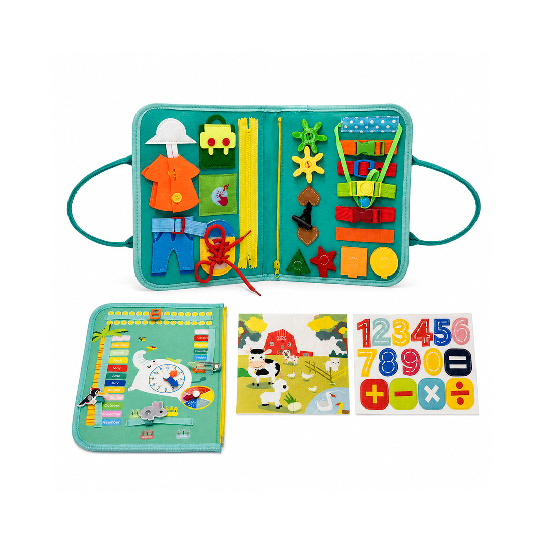 Libro Montessori Sensorial Busy Board Infantil