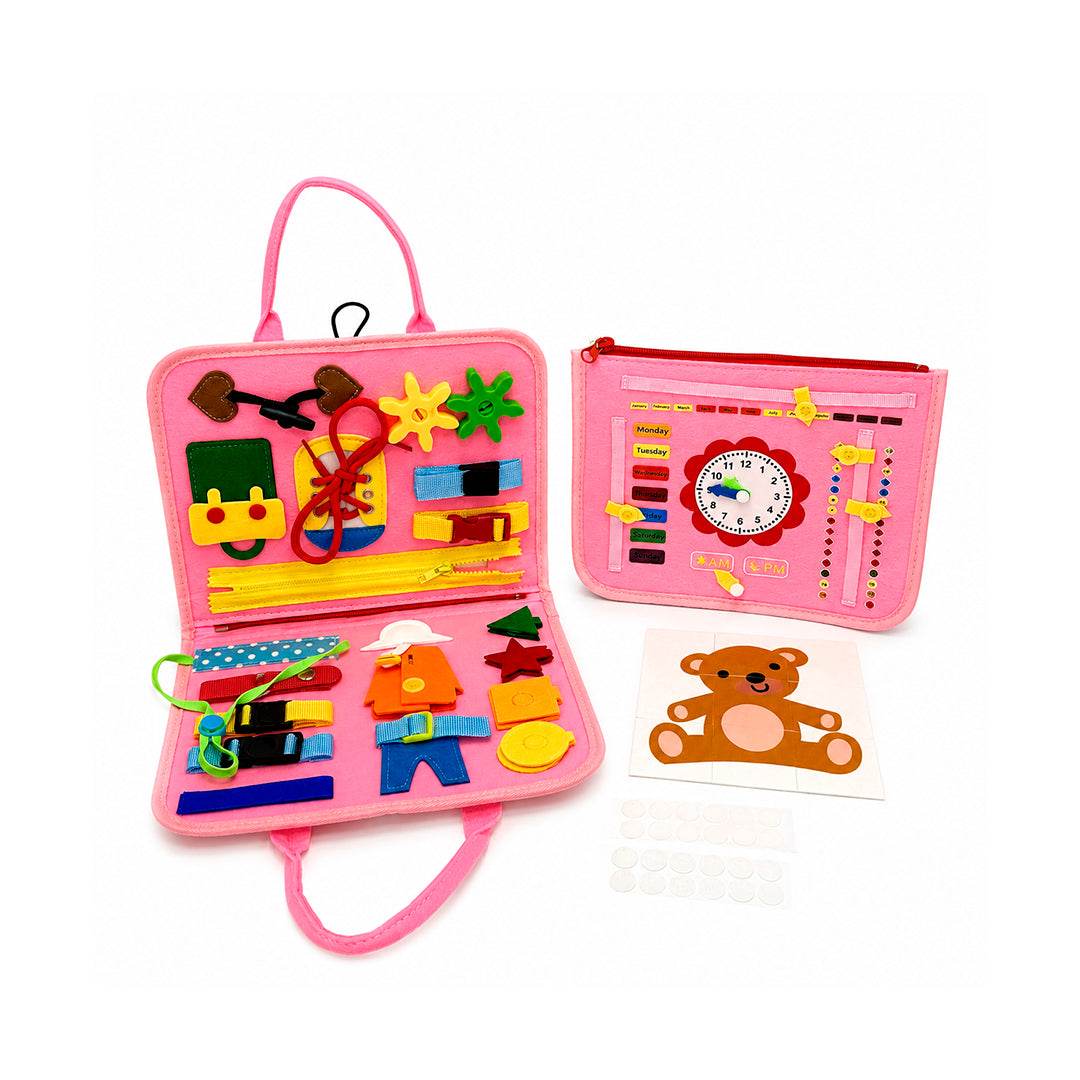 Libro Montessori Sensorial Busy Board Infantil