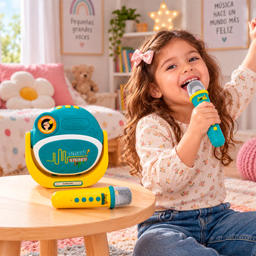 Karaoke Infantil Smart Singer con 2 Micrófonos Bluetooth