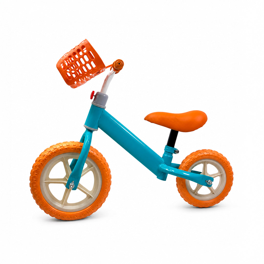 Bicicleta de Equilibrio Infantil con Canasta Delantera