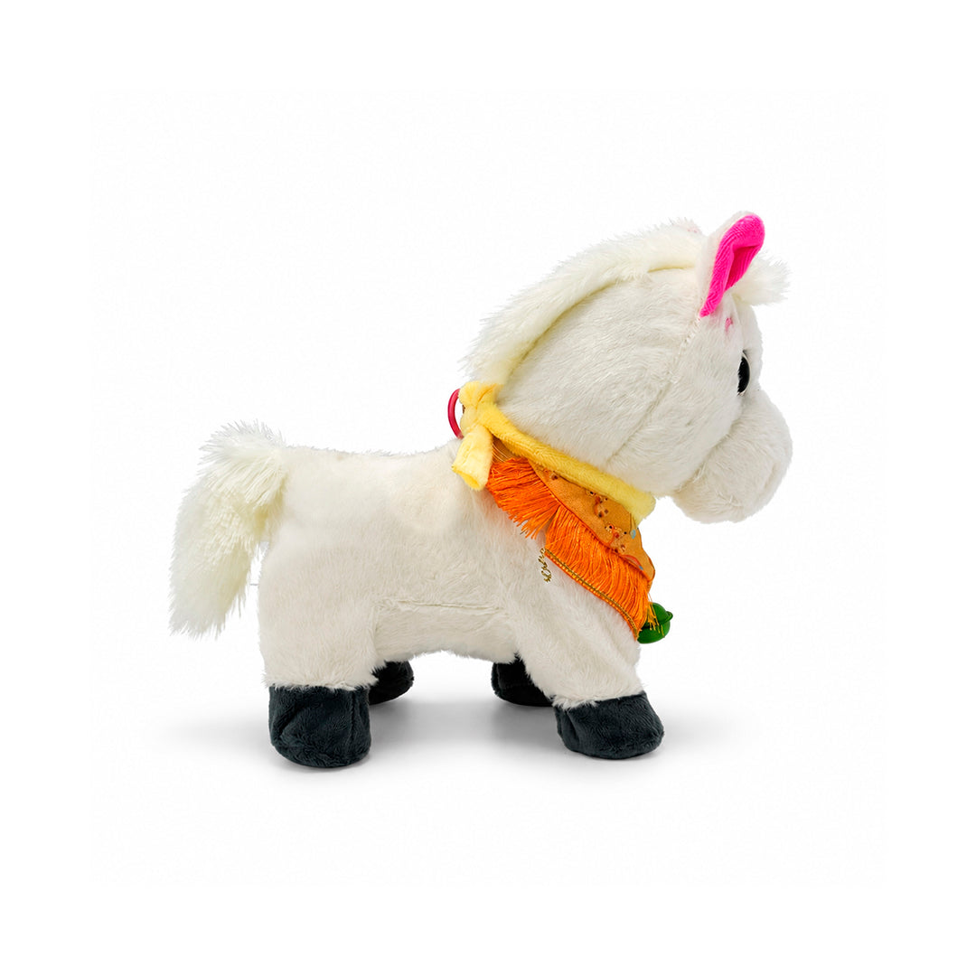 Caballo de Peluche Interactivo Caminador con Correa 22 cm