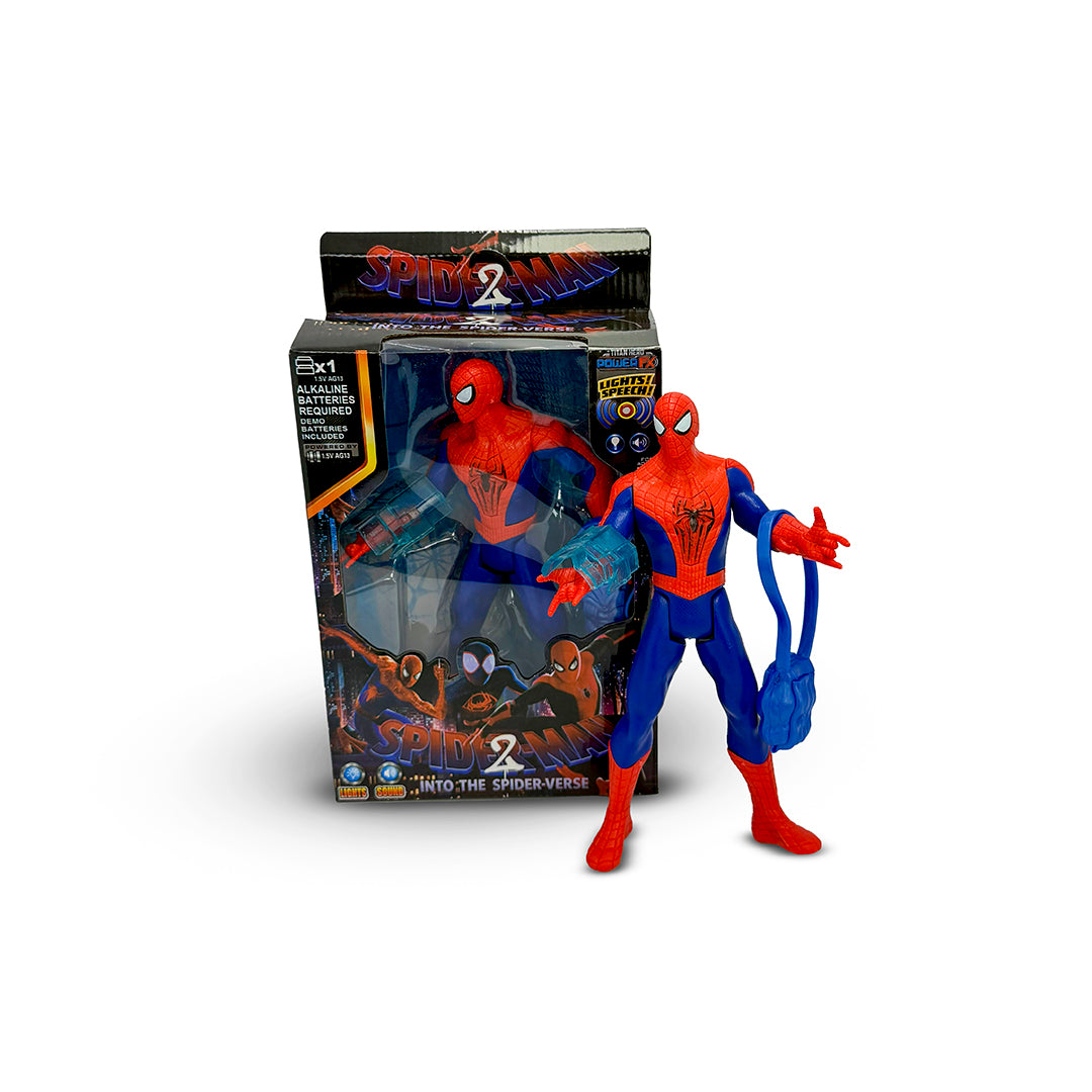 Figura Spider-Man Into the Spider-Verse 21 cm con Luces y Sonido