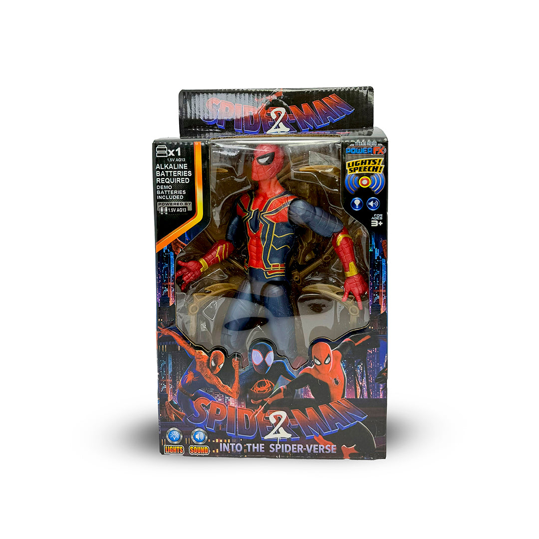 Figura Spider-Man Into the Spider-Verse 21 cm con Luces y Sonido