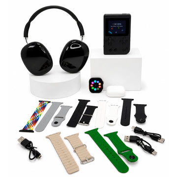 Combo Diadema Bluetooth + Consola Nintendo SUP + Earpods + Reloj Inteligente NX-02