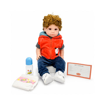 Tommy Muñeco Bebé Realista Silicona 55 cm