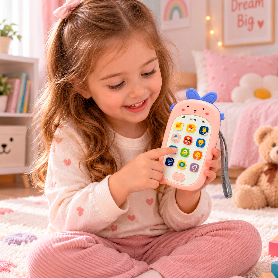Celular Didáctico Huanger con Sonidos y Botones Interactivos