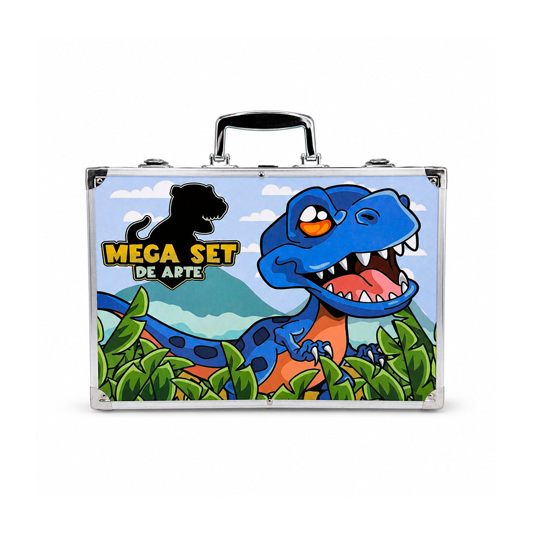 Maleta de Arte Infantil 145 Piezas Dinosaurio o Sirena