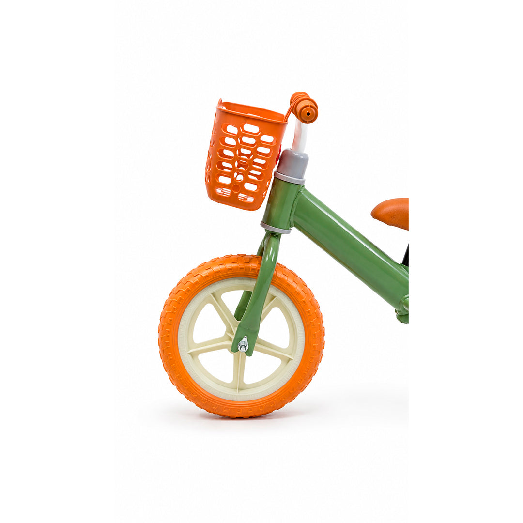 Bicicleta de Equilibrio Infantil con Canasta Delantera