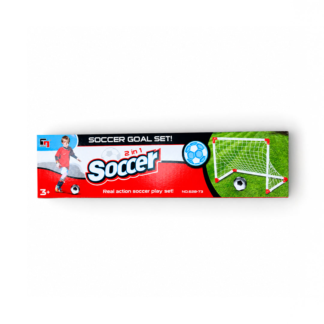 Cancha de Fútbol 2 en 1 Modelo con 2 Arcos