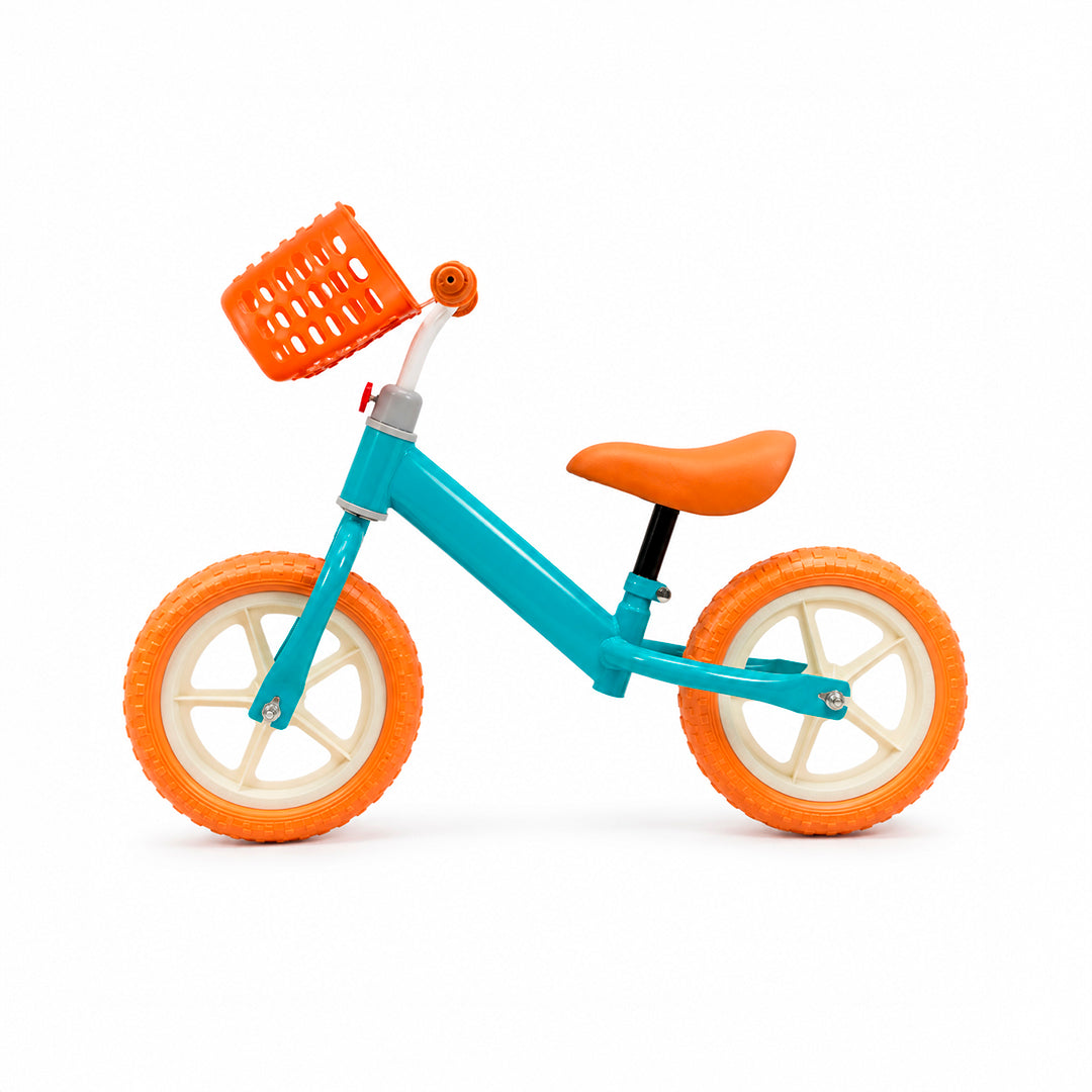 Bicicleta de Equilibrio Infantil con Canasta Delantera