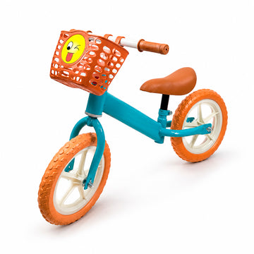 Bicicleta de Equilibrio Infantil con Canasta Delantera
