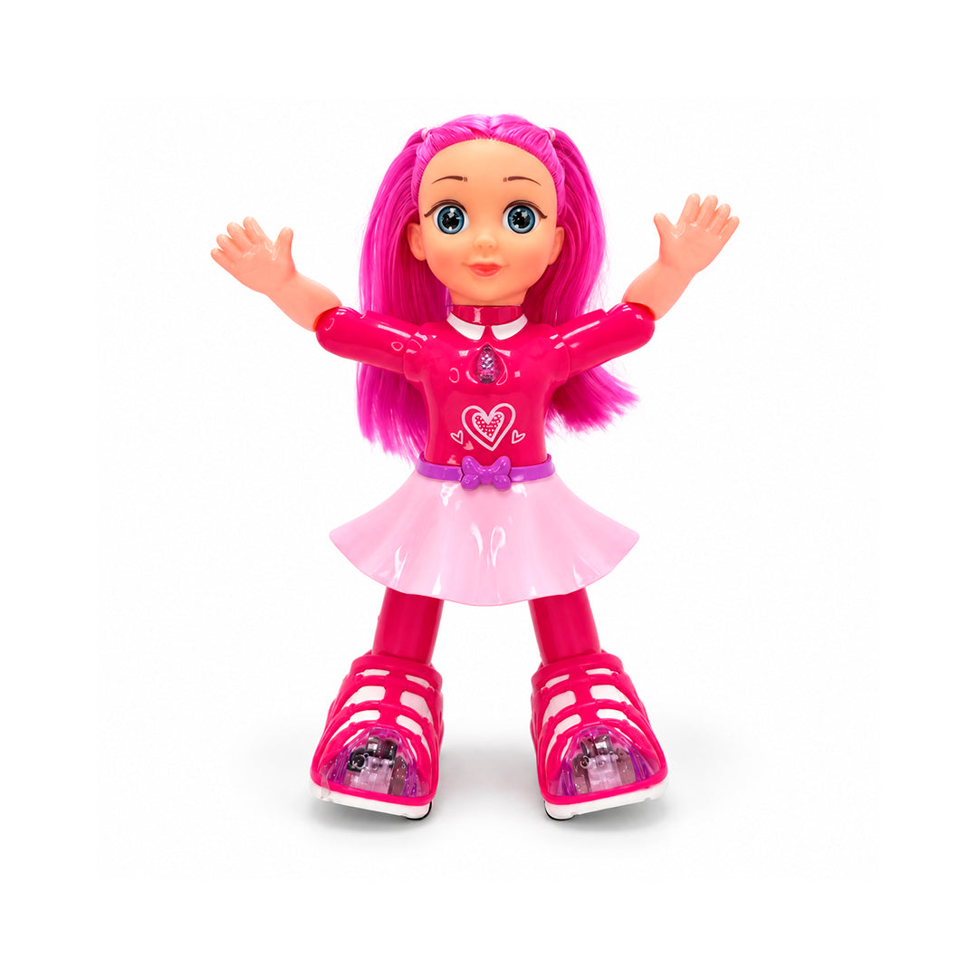 Muñeca Bailarina con Patines, Luces y Música