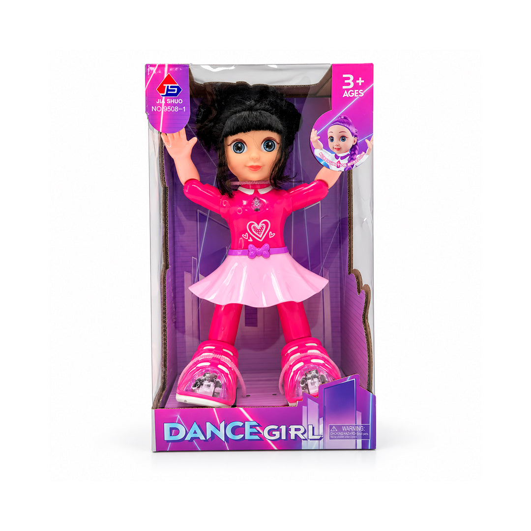 Muñeca Bailarina con Patines, Luces y Música