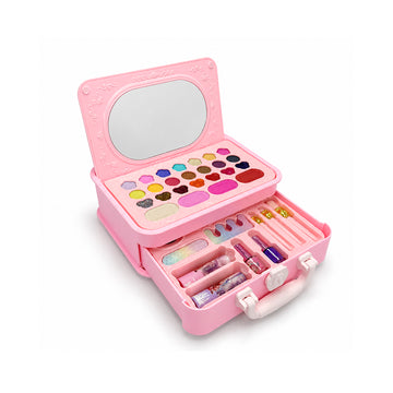 Maleta de Maquillaje para Niñas Grande con Espejo y Accesorios