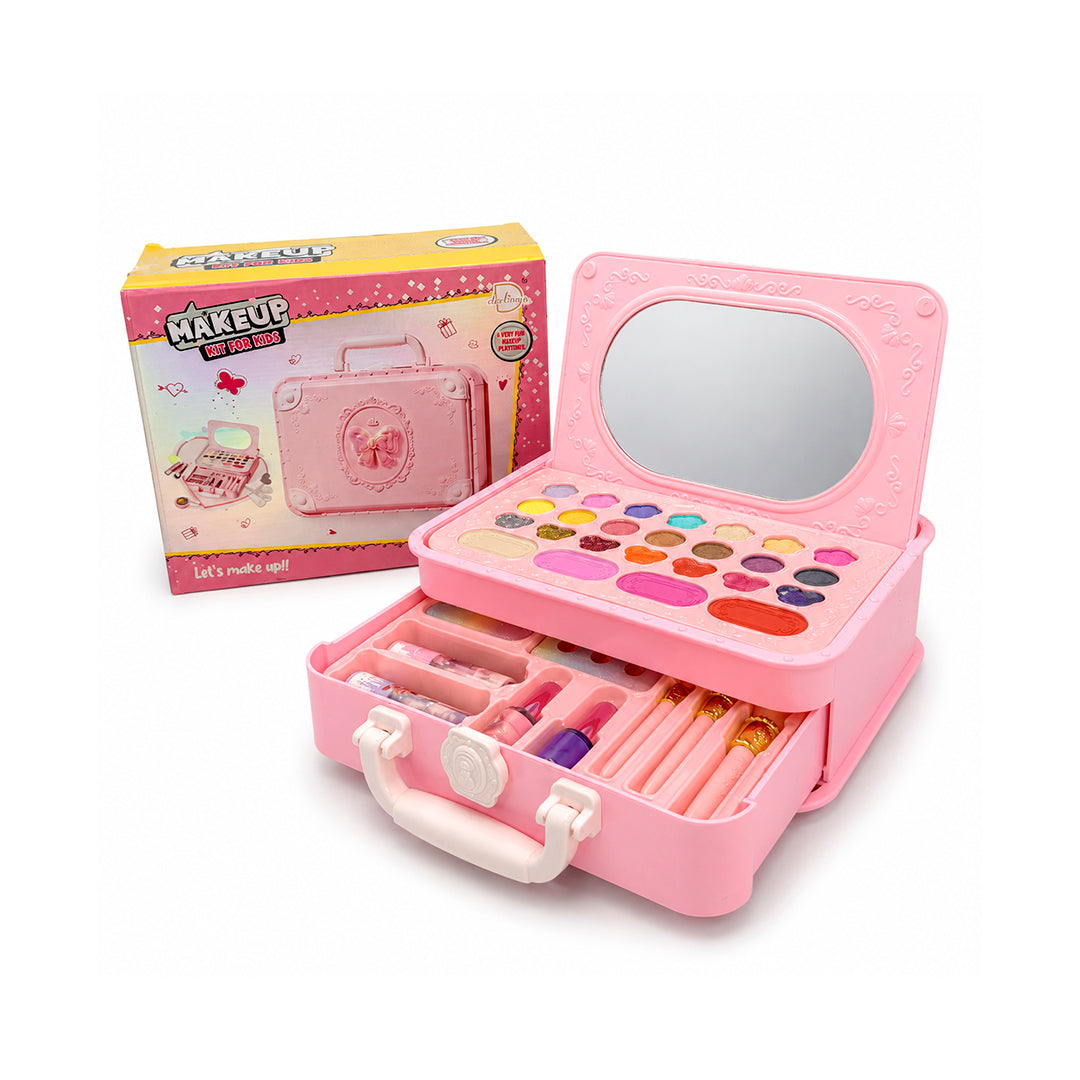 Maleta de Maquillaje para Niñas Grande con Espejo y Accesorios