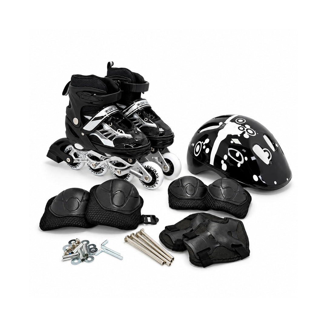 Patines Infantil 34-38 con Casco y Protecciones