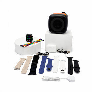 Combo Reloj Inteligente + Earpods + Parlante Bluetooth NX-01