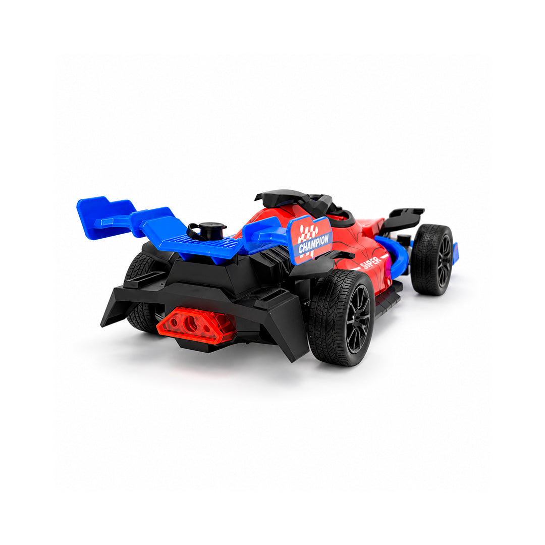 Carro Spiderman Fórmula 1  Luces y Humo a Control Remoto