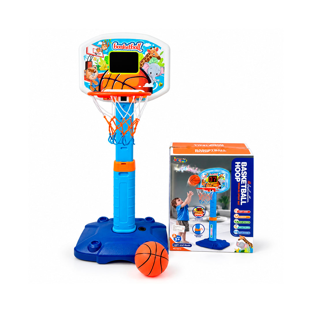 Cancha de Basketball Infantil con Luces y Sonido