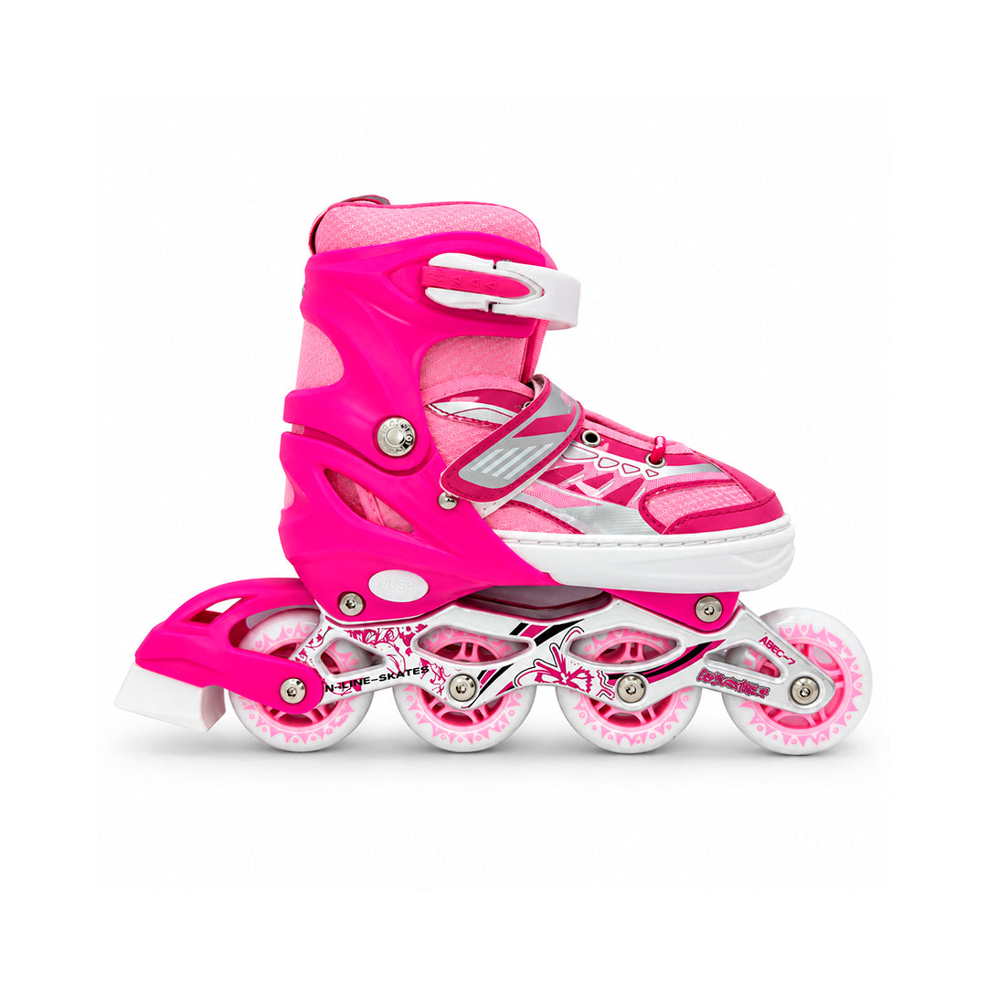 Patines Infantil 34-38 con Casco y Protecciones