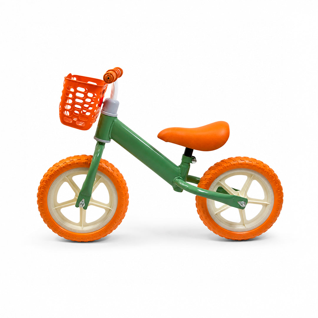 Bicicleta de Equilibrio Infantil con Canasta Delantera