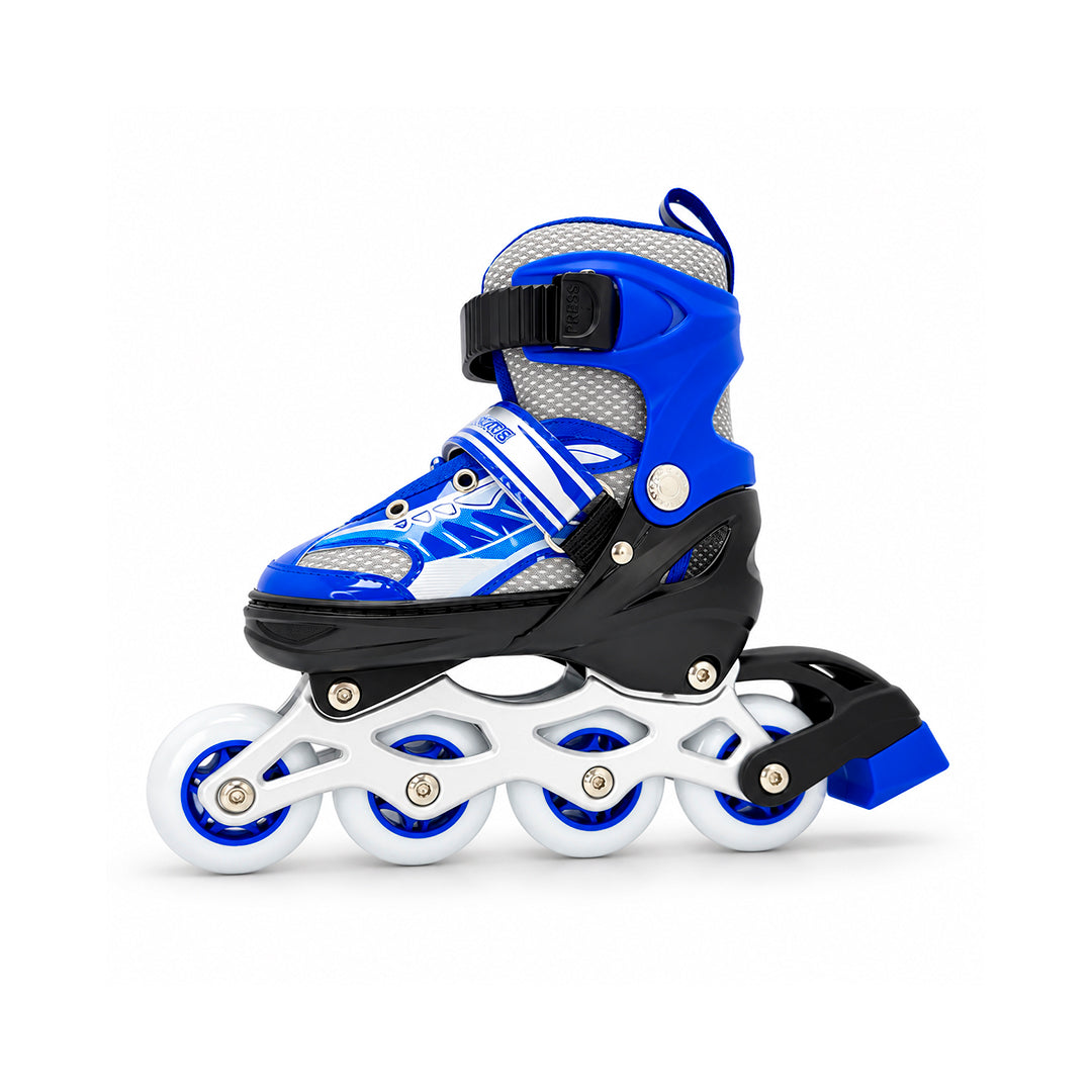 Patines Infantil 34-38 con Casco y Protecciones