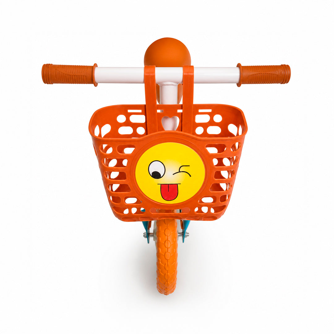 Bicicleta de Equilibrio Infantil con Canasta Delantera