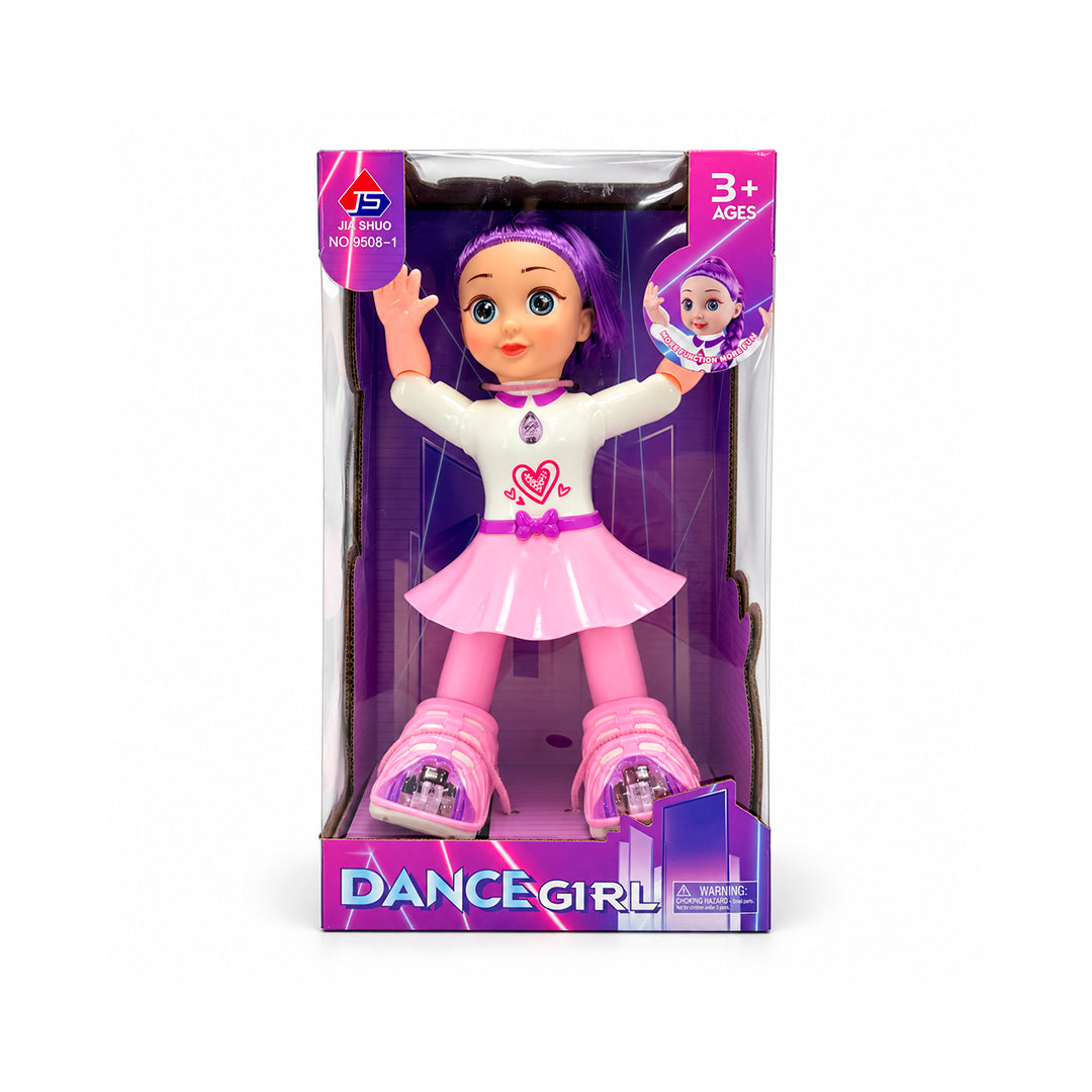 Muñeca Bailarina con Patines, Luces y Música