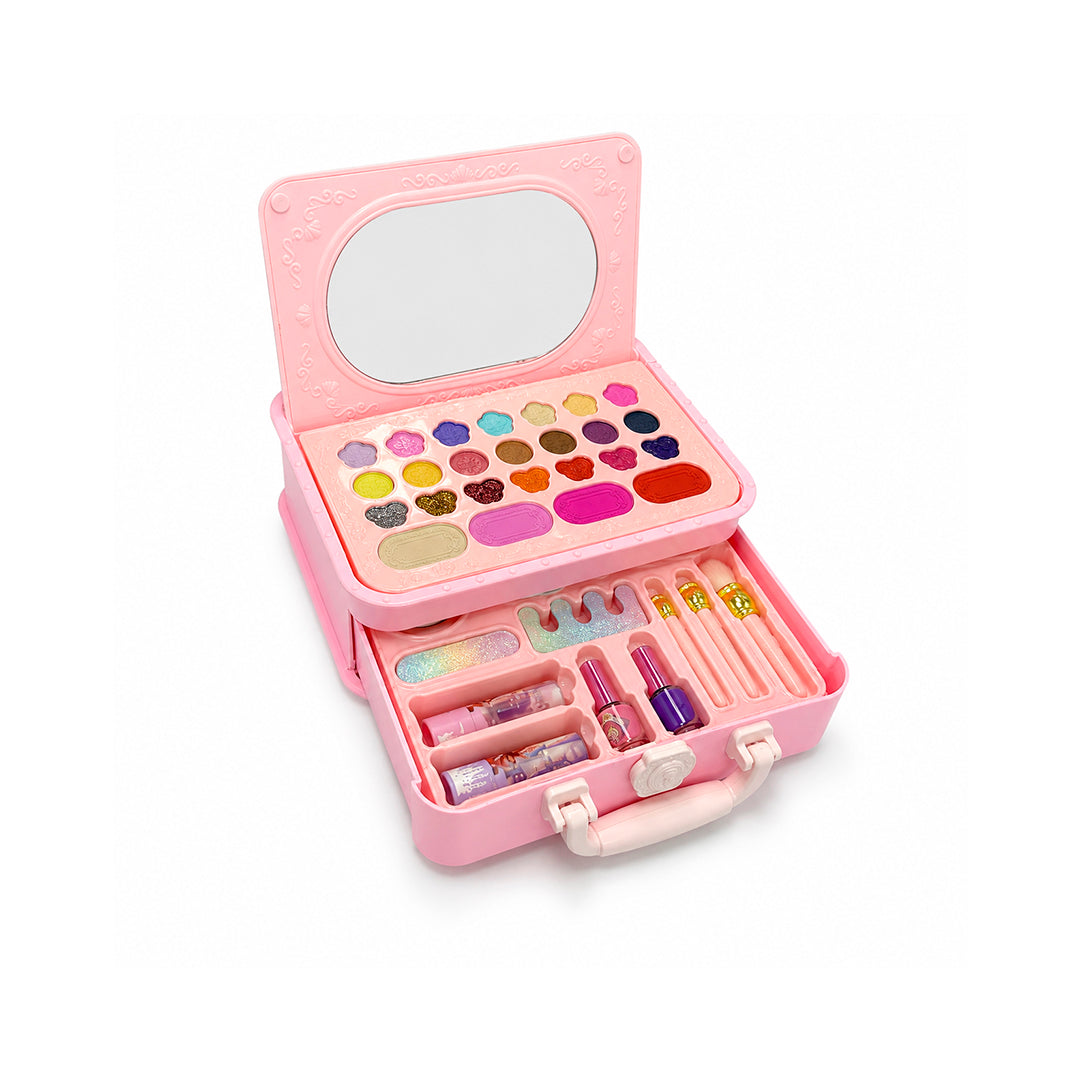 Maleta de Maquillaje para Niñas Grande con Espejo y Accesorios