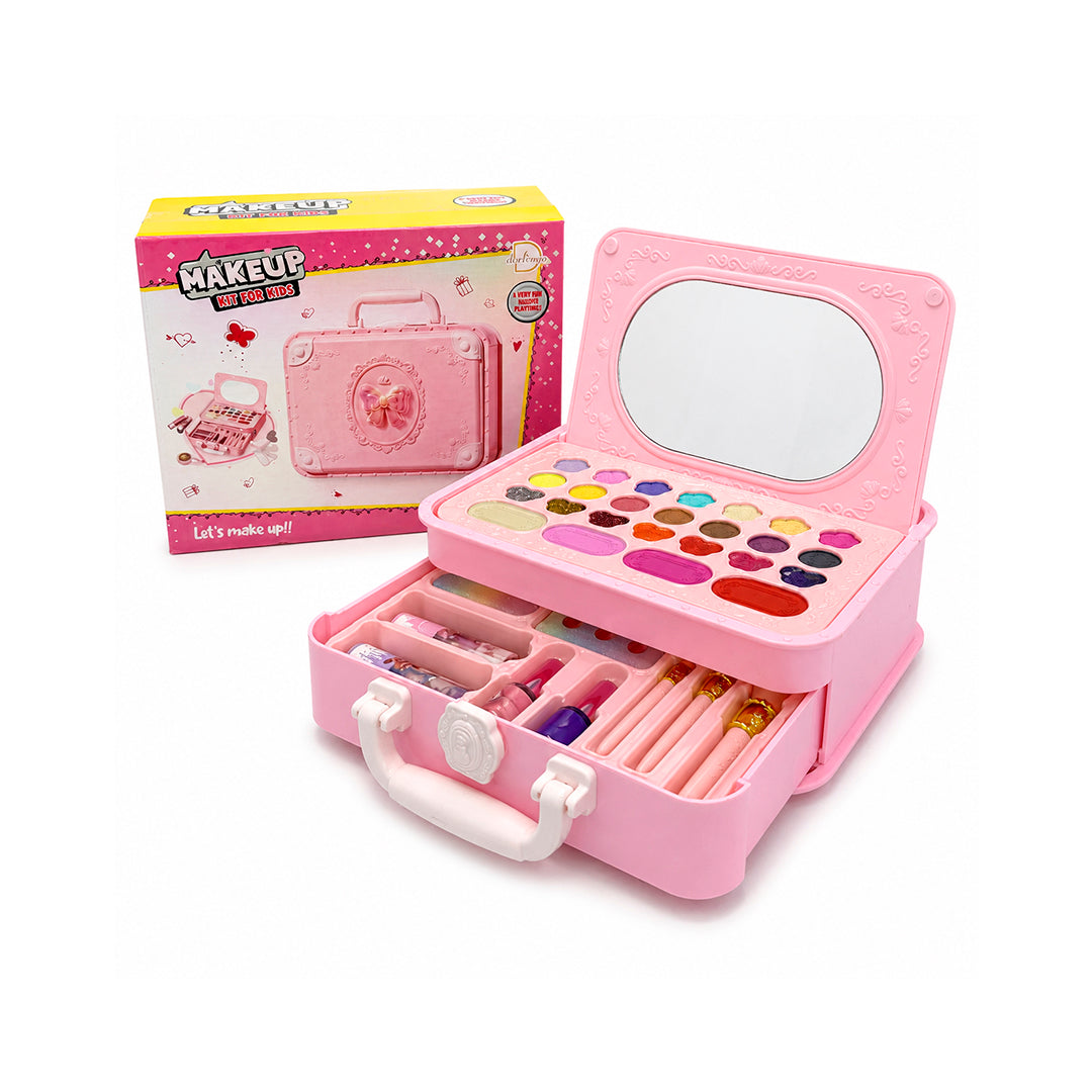 Maleta de Maquillaje para Niñas Grande con Espejo y Accesorios