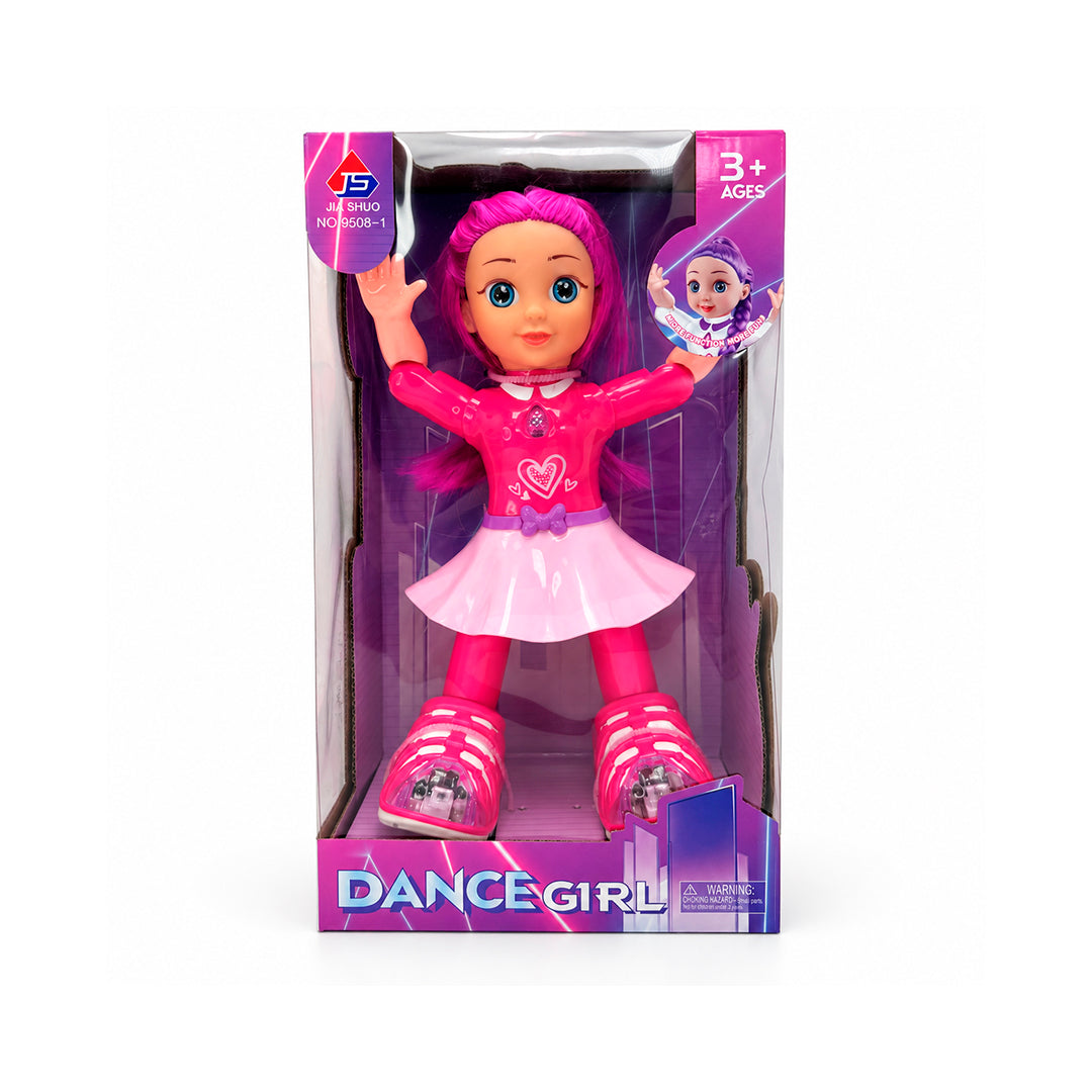Muñeca Bailarina con Patines, Luces y Música