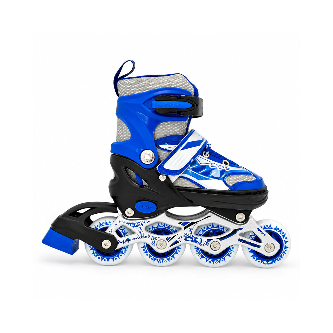 Patines Infantil 34-38 con Casco y Protecciones