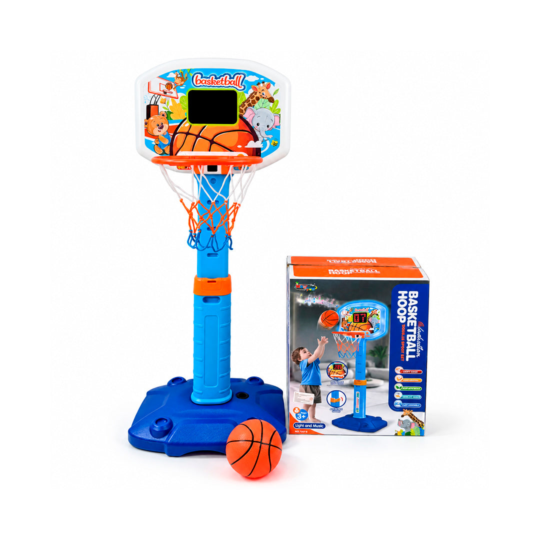 Cancha de Basketball Infantil con Luces y Sonido