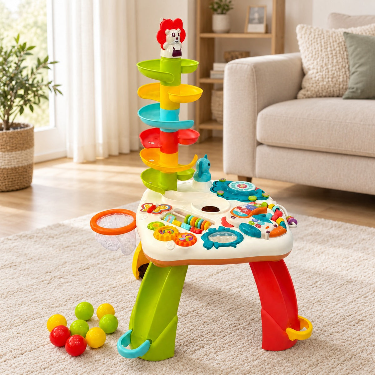 Mesa de Actividades Huanger Interactiva 75 cm con Luces y Sonidos - Didáctico