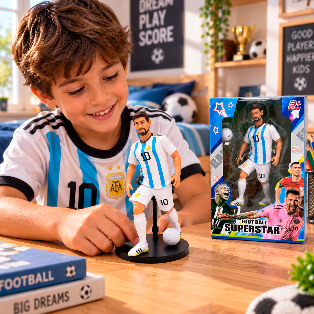 Figura Lionel Messi AFA Fútbol 19 cm Coleccionable