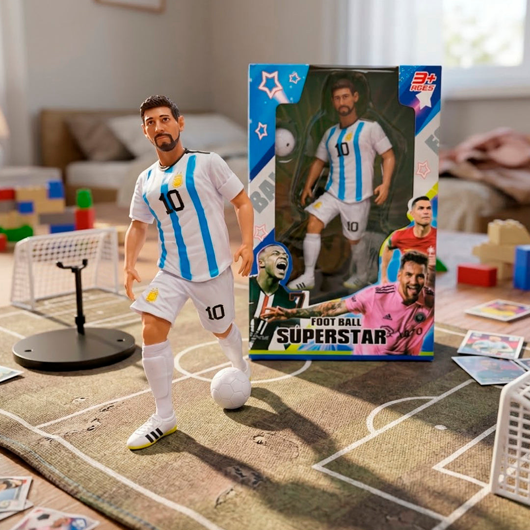 Figura Lionel Messi AFA Fútbol 19 cm Coleccionable