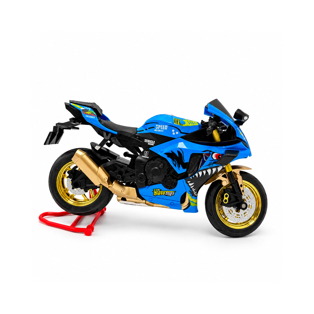 Motocicleta Yamaha YZF-R1 Escala 1:10 Coleccionable