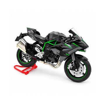 Moto Kawasaki Ninja H2R Escala 1:10 Coleccionable
