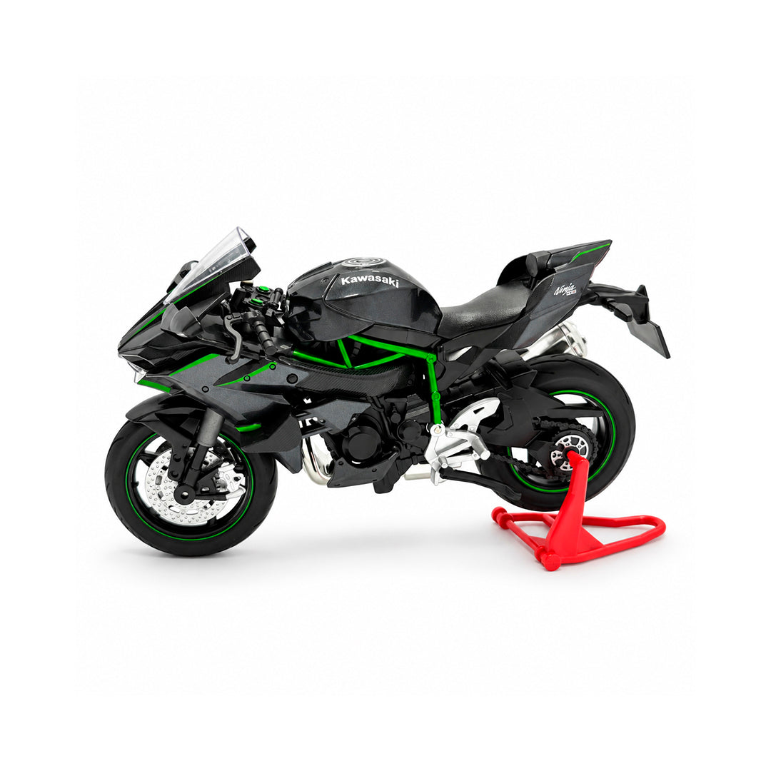 Moto Kawasaki Ninja H2R Escala 1:10 Coleccionable