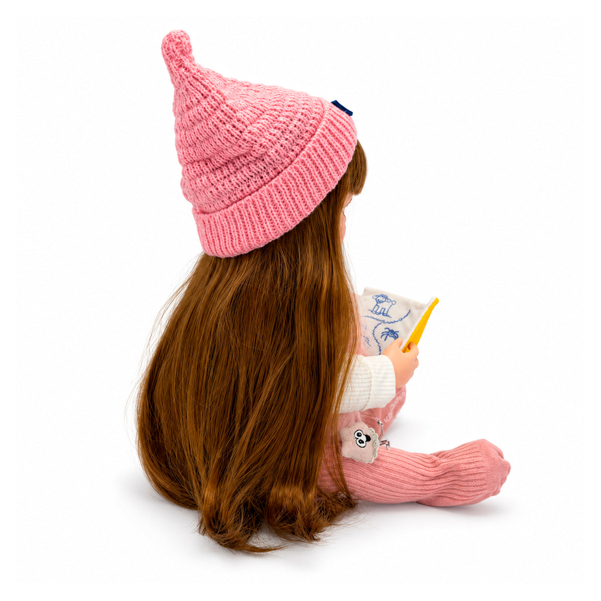 Muñeca Luciana Bebé Realista 55 cm con Accesorios y Control Remoto