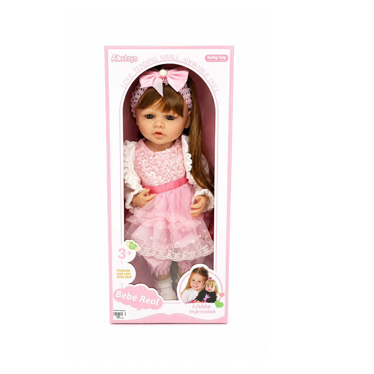 Sofía Muñeca Bebé Realista Silicona 55 cm
