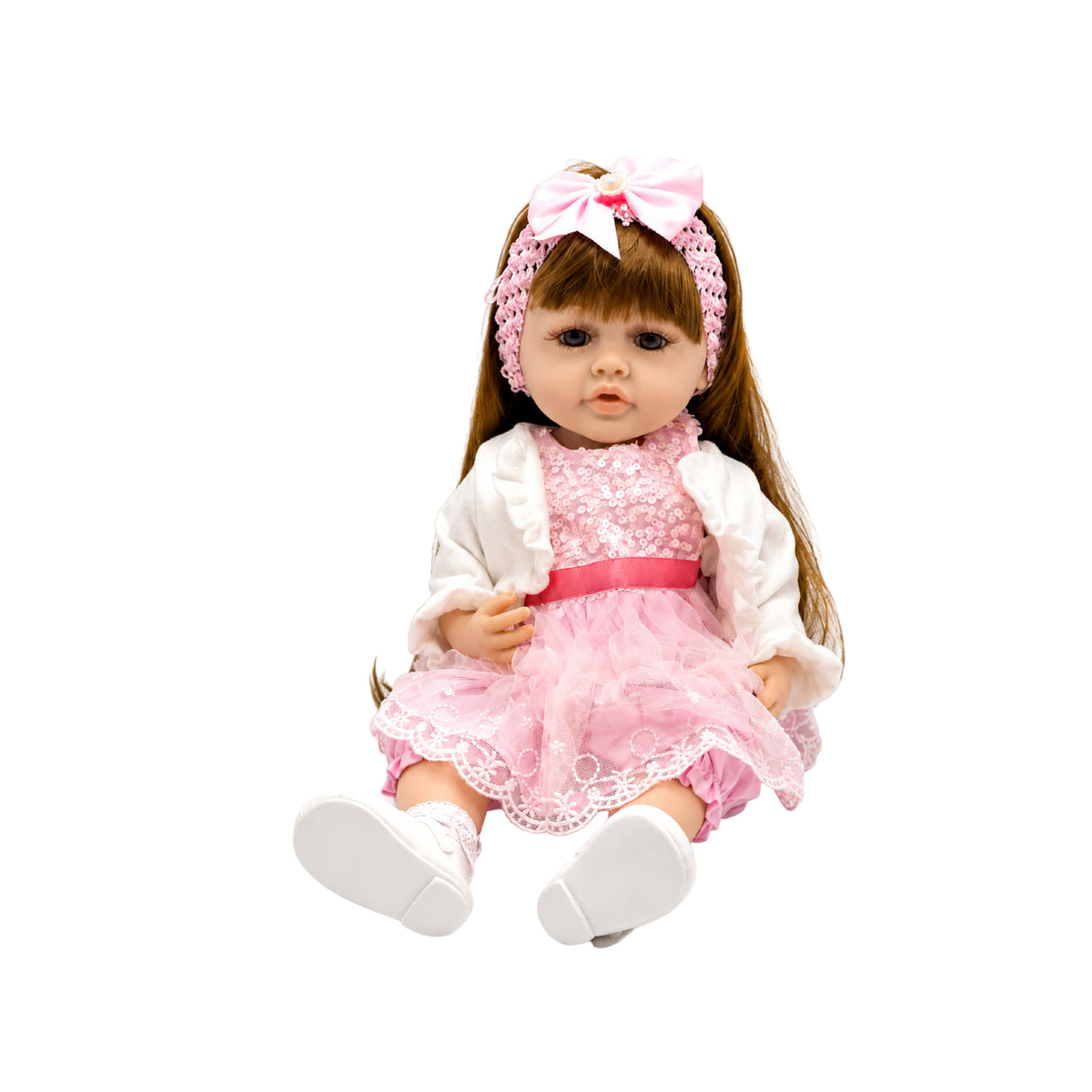 Sofía Muñeca Bebé Realista Silicona 55 cm
