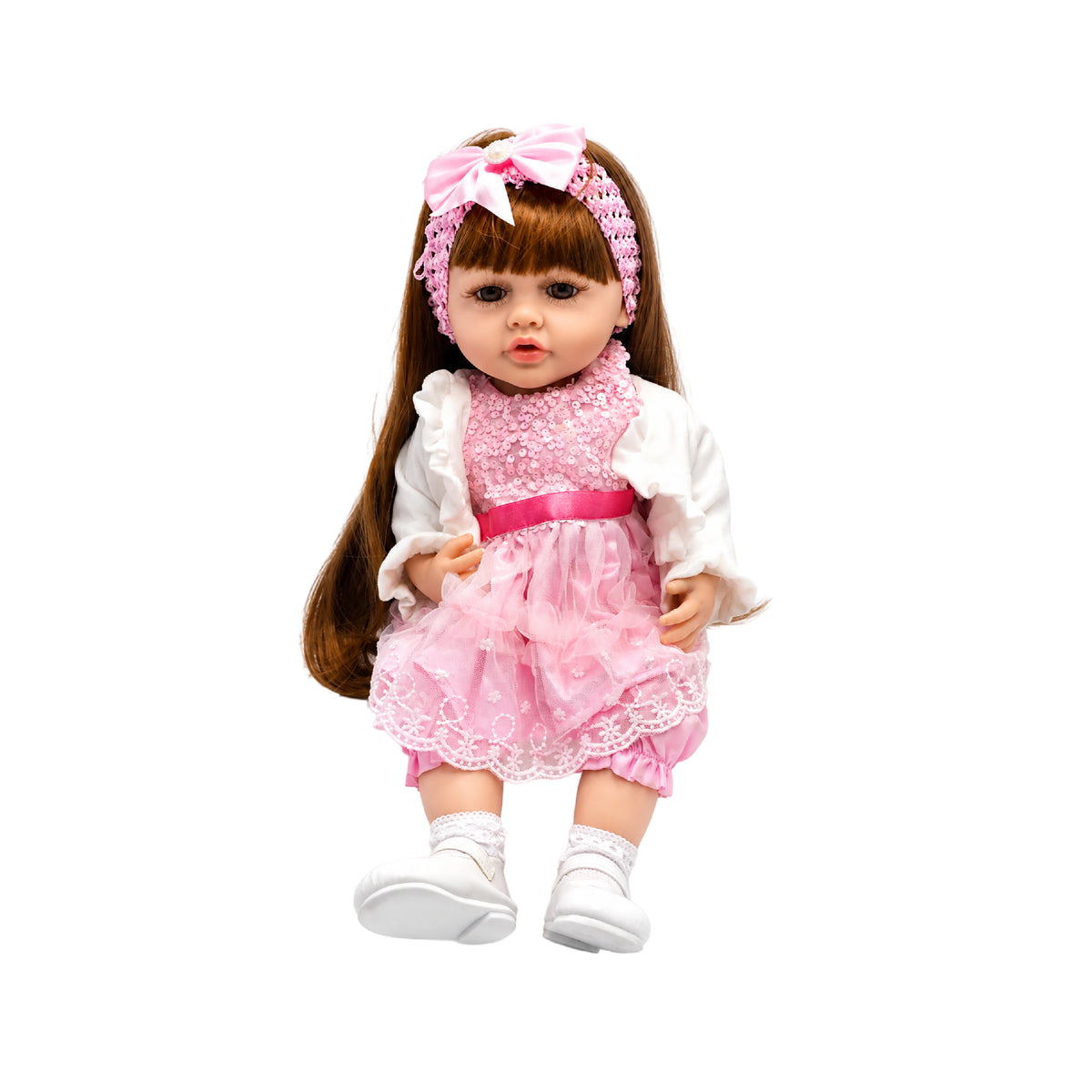 Sofía Muñeca Bebé Realista Silicona 55 cm